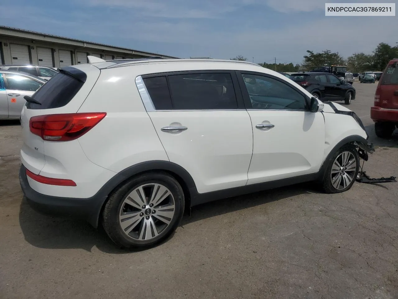 2016 Kia Sportage Ex VIN: KNDPCCAC3G7869211 Lot: 70080804