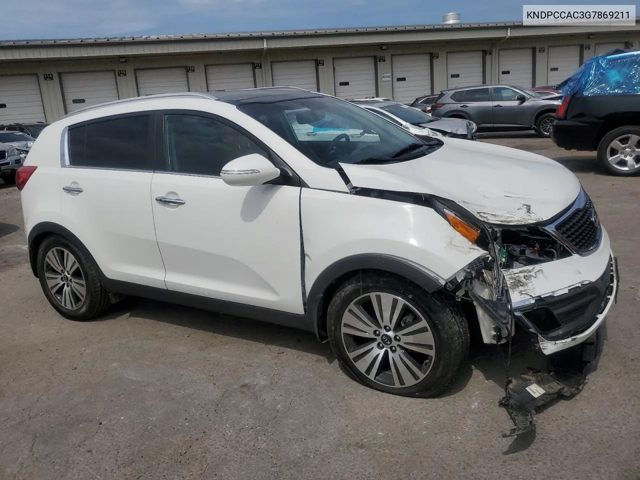 2016 Kia Sportage Ex VIN: KNDPCCAC3G7869211 Lot: 70080804