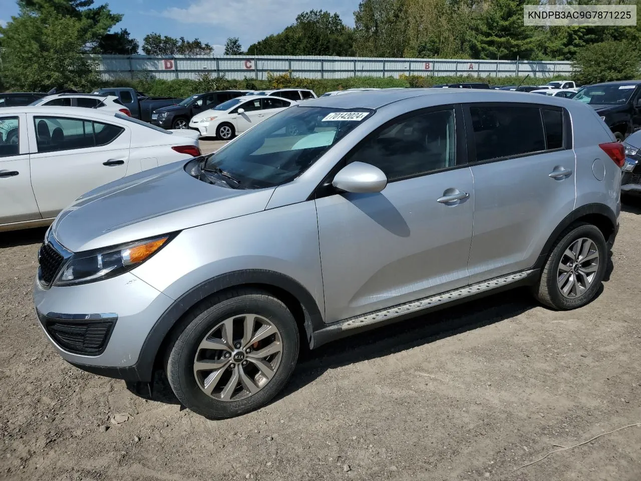 2016 Kia Sportage Lx VIN: KNDPB3AC9G7871225 Lot: 70142024