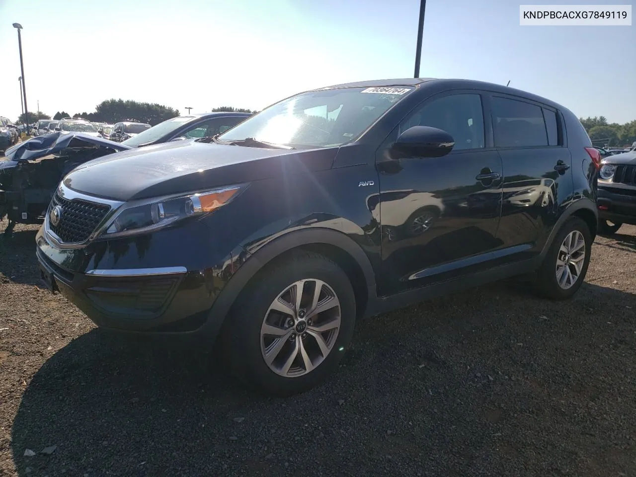 KNDPBCACXG7849119 2016 Kia Sportage Lx