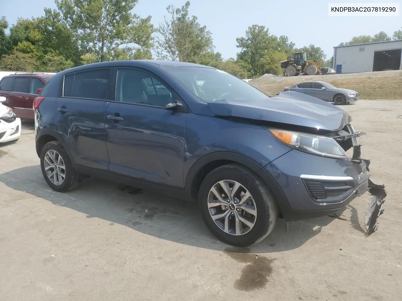 2016 Kia Sportage Lx VIN: KNDPB3AC2G7819290 Lot: 70595524