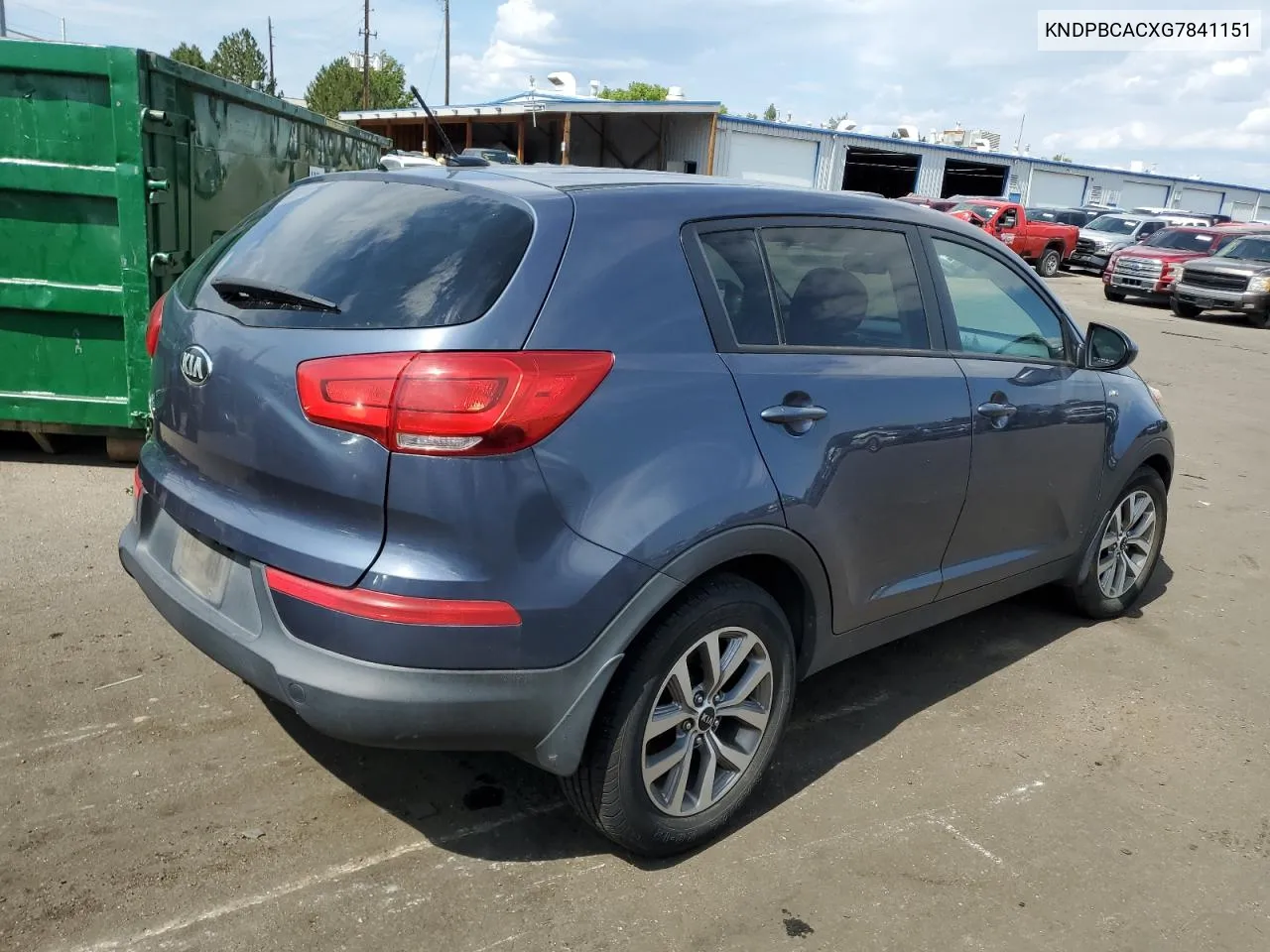 KNDPBCACXG7841151 2016 Kia Sportage Lx