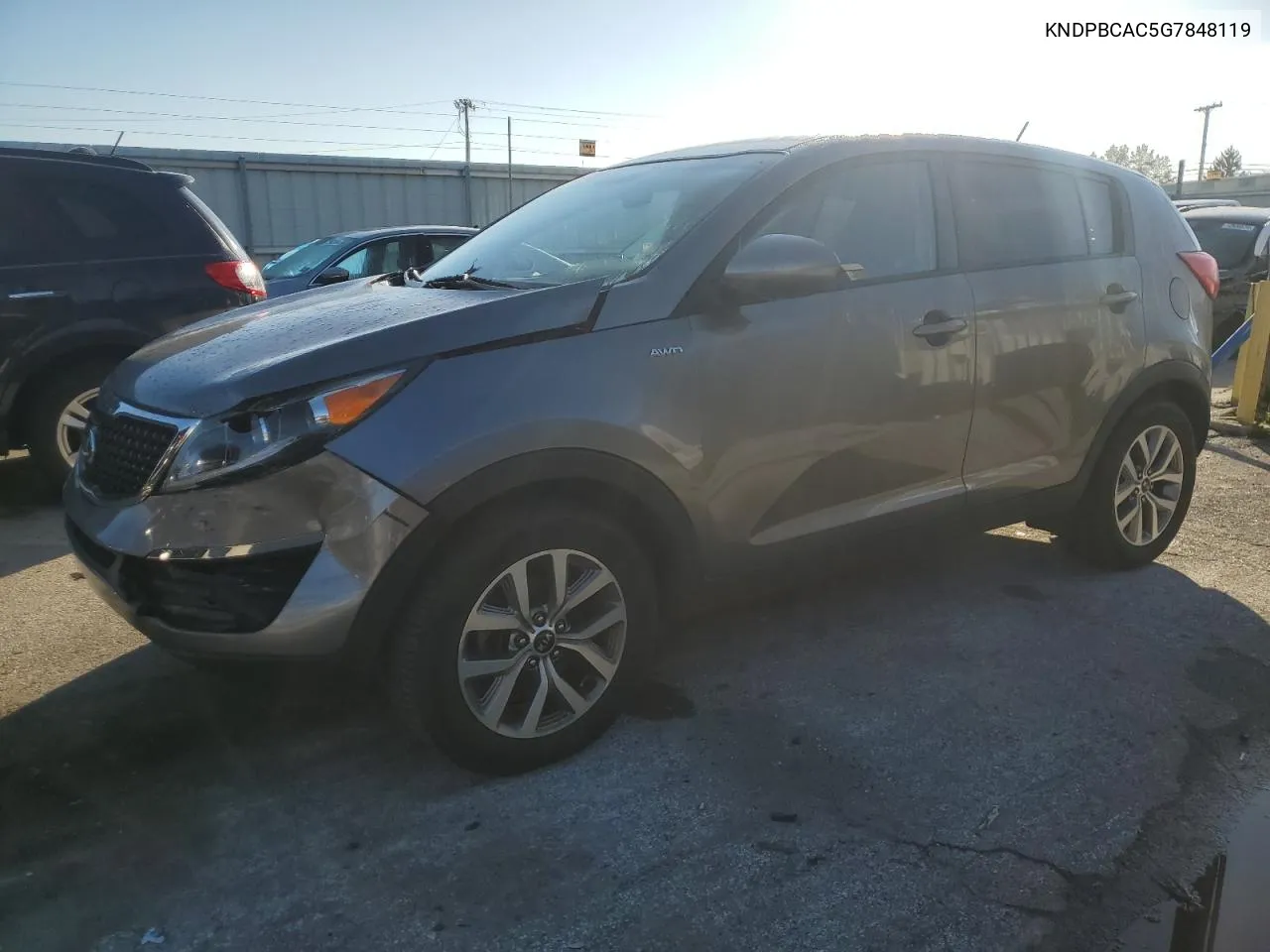 2016 Kia Sportage Lx VIN: KNDPBCAC5G7848119 Lot: 71032334