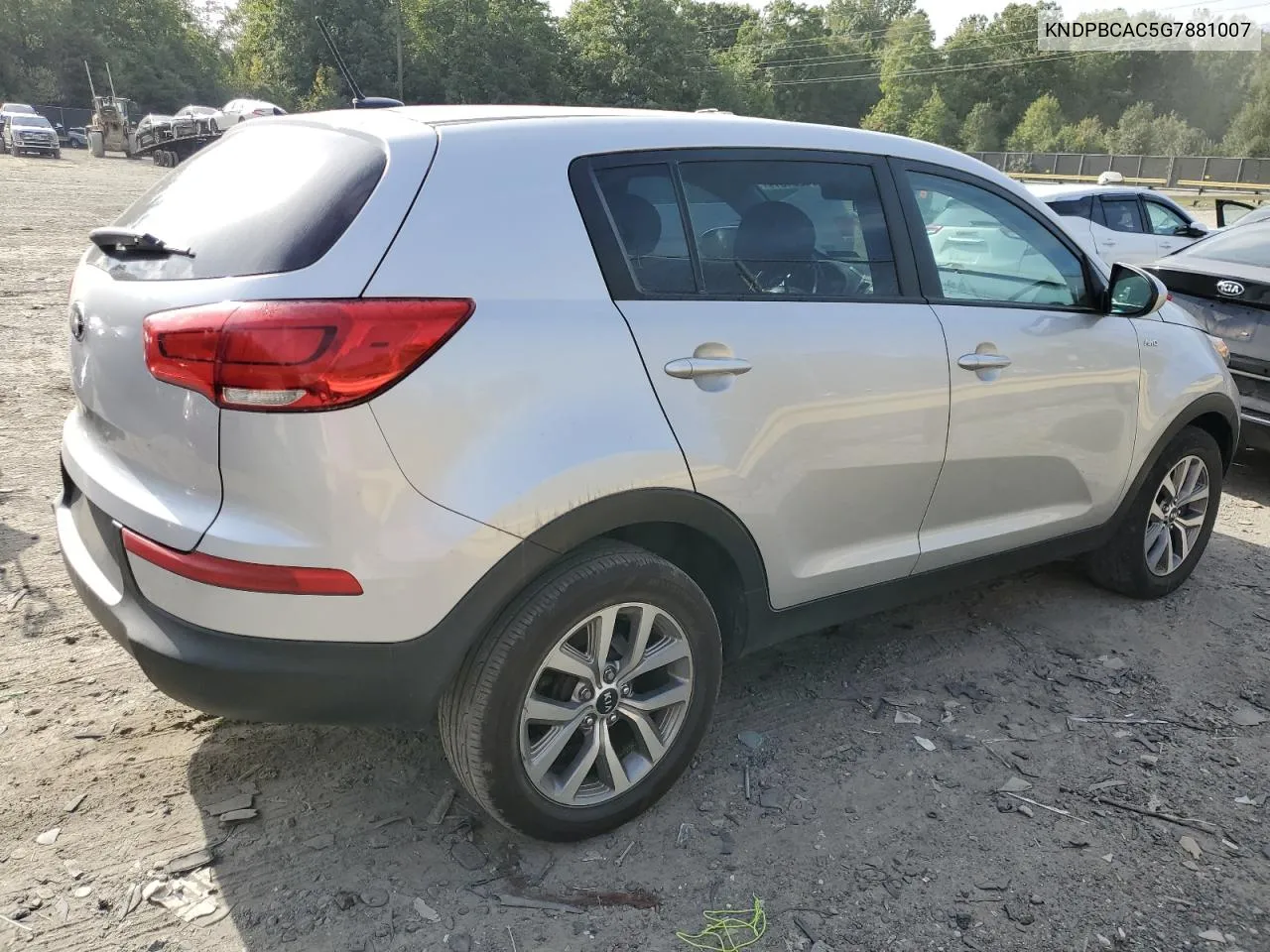 2016 Kia Sportage Lx VIN: KNDPBCAC5G7881007 Lot: 71261814