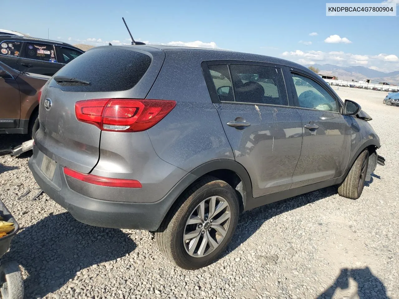 KNDPBCAC4G7800904 2016 Kia Sportage Lx