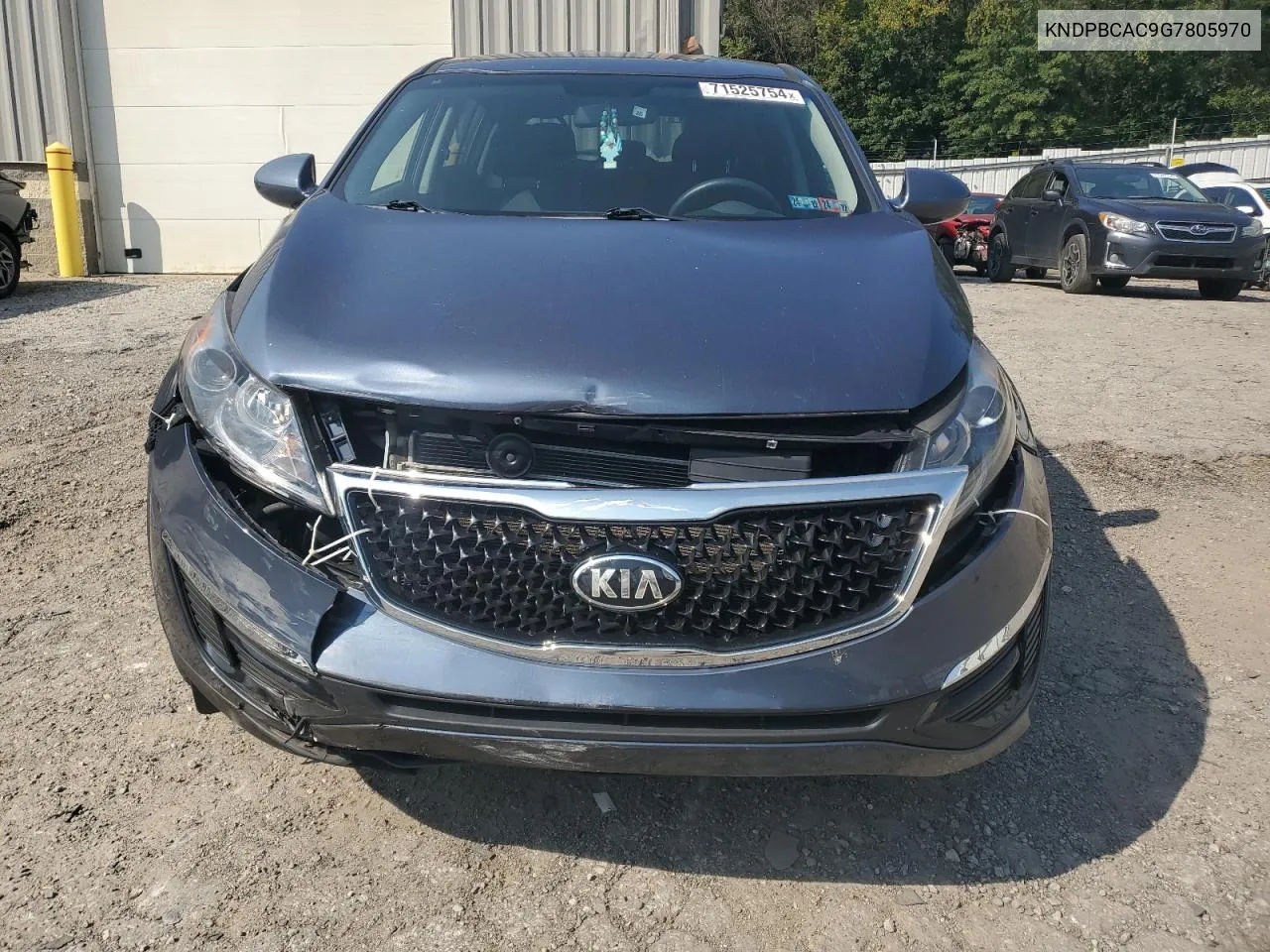 2016 Kia Sportage Lx VIN: KNDPBCAC9G7805970 Lot: 71525754