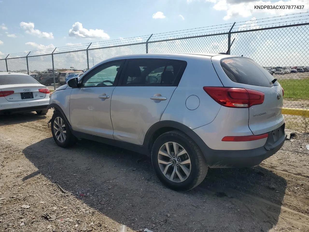 2016 Kia Sportage Lx VIN: KNDPB3ACXG7877437 Lot: 72082104