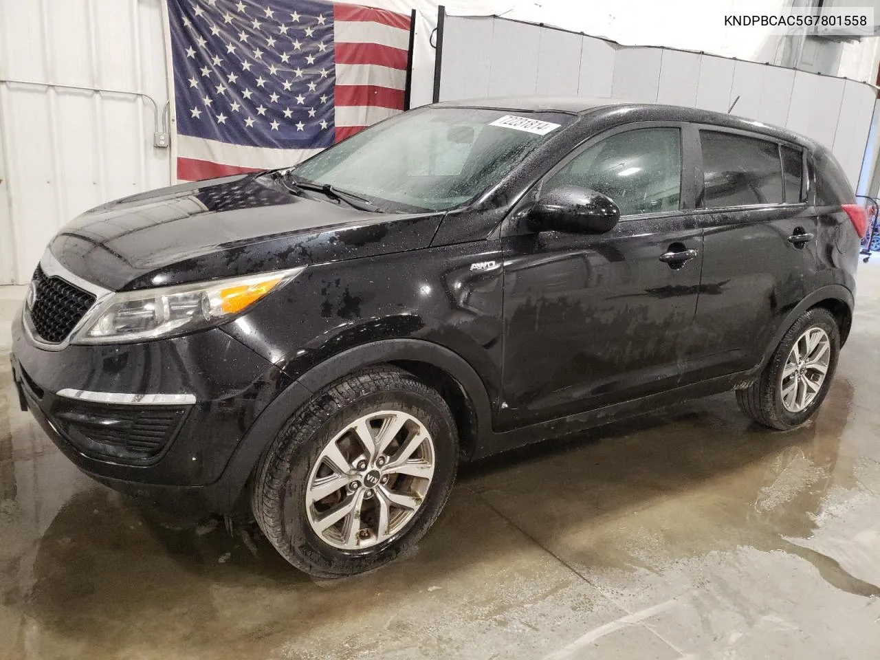 2016 Kia Sportage Lx VIN: KNDPBCAC5G7801558 Lot: 72231814