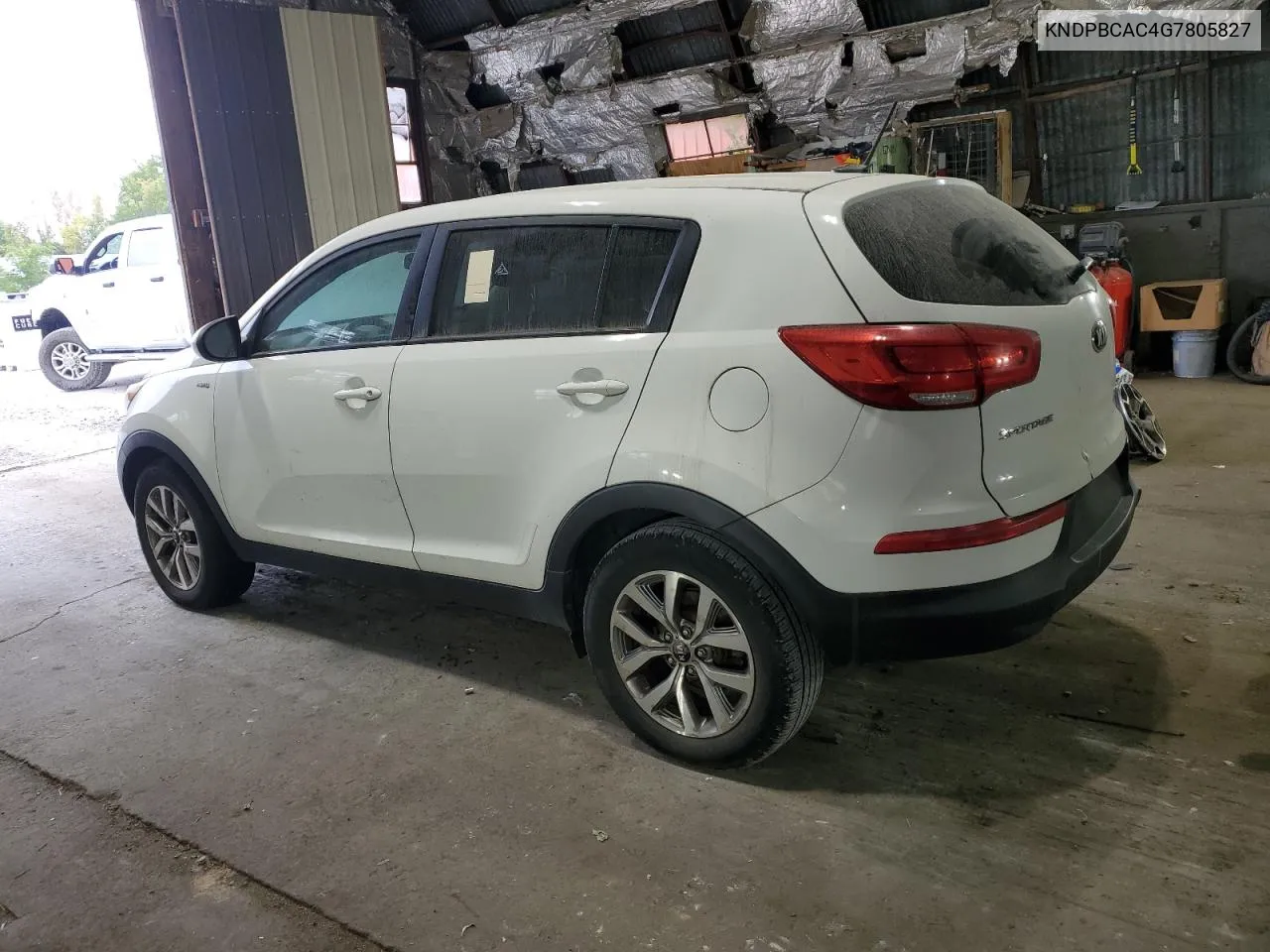 2016 Kia Sportage Lx VIN: KNDPBCAC4G7805827 Lot: 72620834