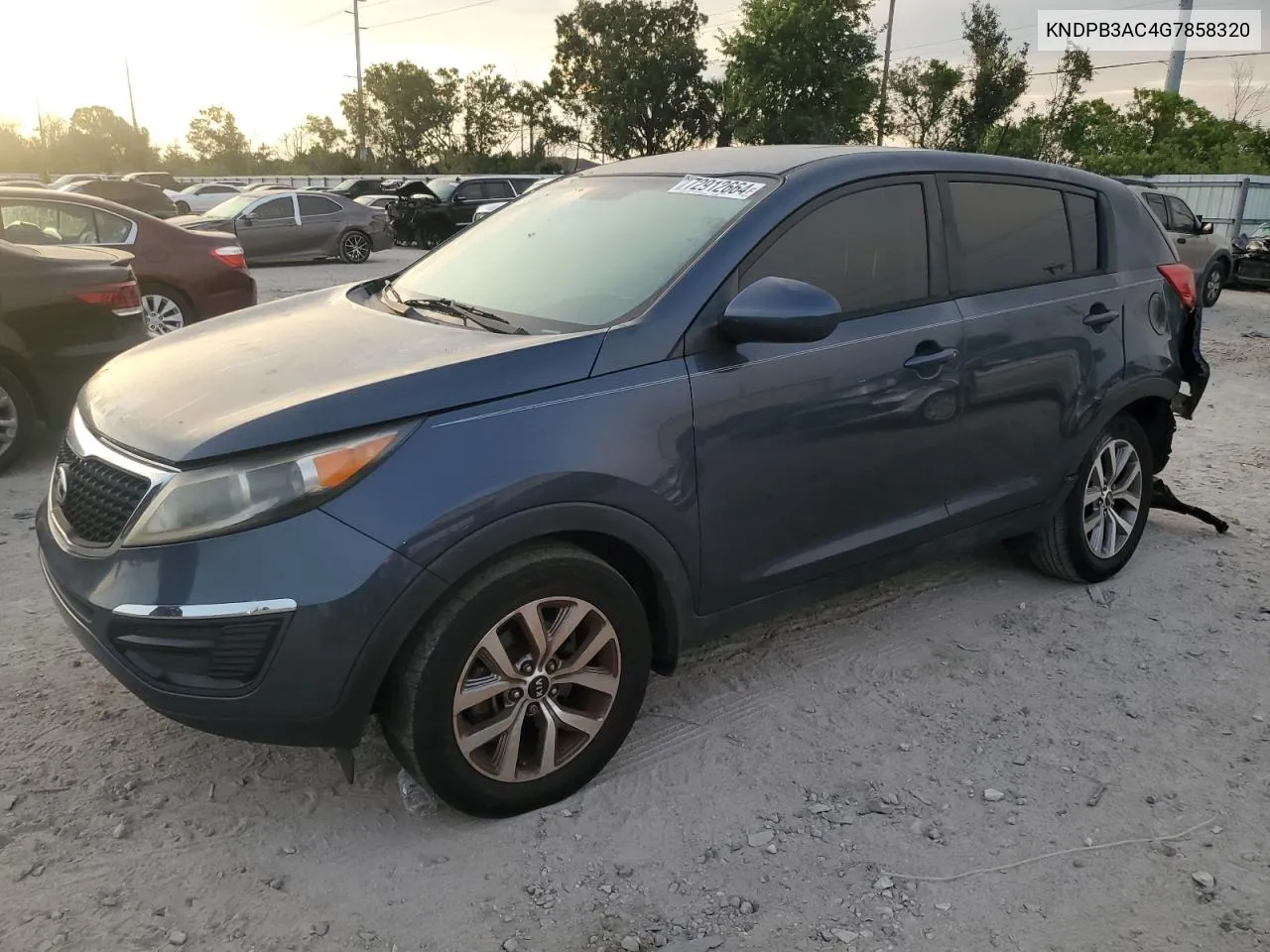 2016 Kia Sportage Lx VIN: KNDPB3AC4G7858320 Lot: 72912664