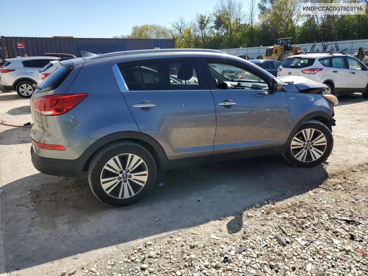 2016 Kia Sportage Ex VIN: KNDPCCAC0G7803196 Lot: 73057864