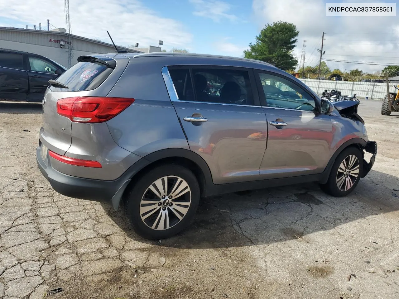 2016 Kia Sportage Ex VIN: KNDPCCAC8G7858561 Lot: 73134464