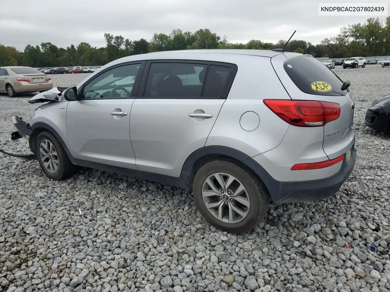 2016 Kia Sportage Lx VIN: KNDPBCAC2G7802439 Lot: 73286494