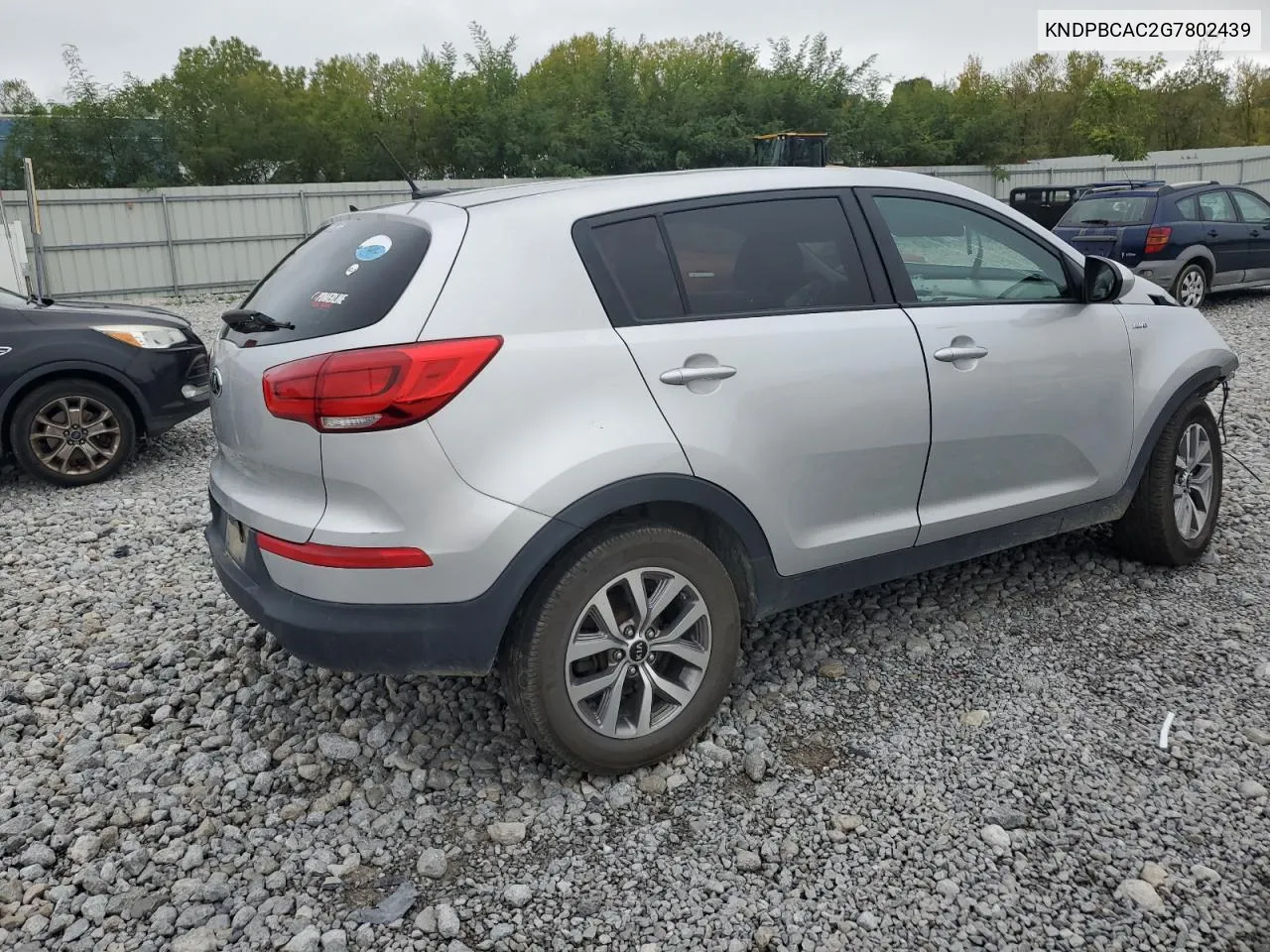 2016 Kia Sportage Lx VIN: KNDPBCAC2G7802439 Lot: 73286494