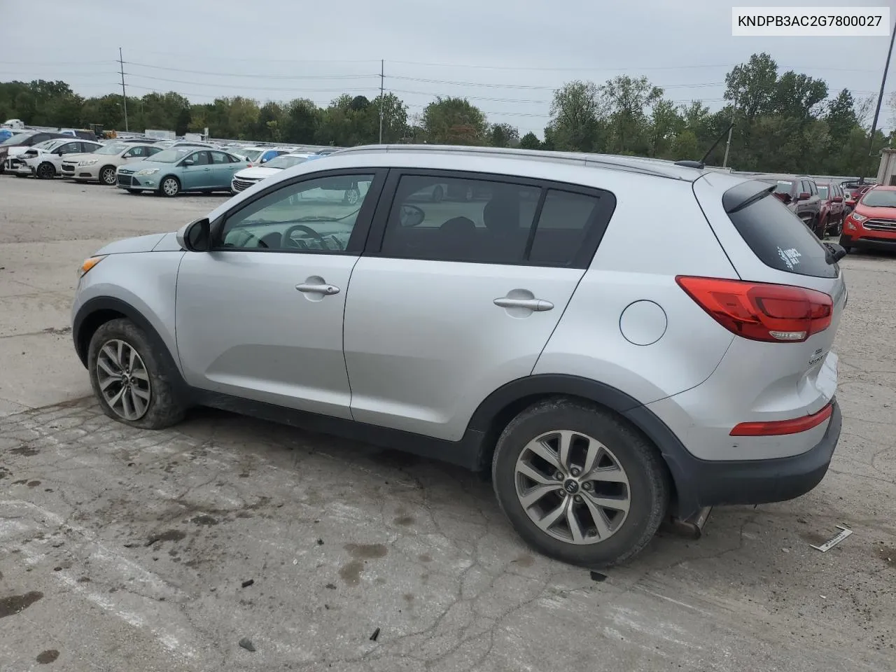 2016 Kia Sportage Lx VIN: KNDPB3AC2G7800027 Lot: 73417144