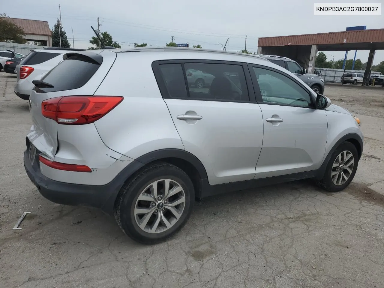 2016 Kia Sportage Lx VIN: KNDPB3AC2G7800027 Lot: 73417144