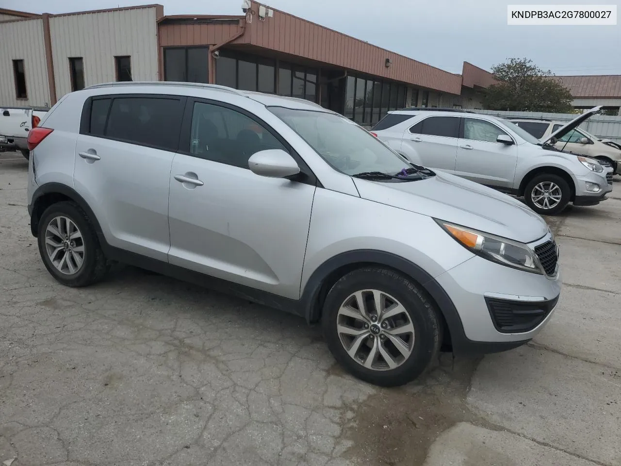 2016 Kia Sportage Lx VIN: KNDPB3AC2G7800027 Lot: 73417144