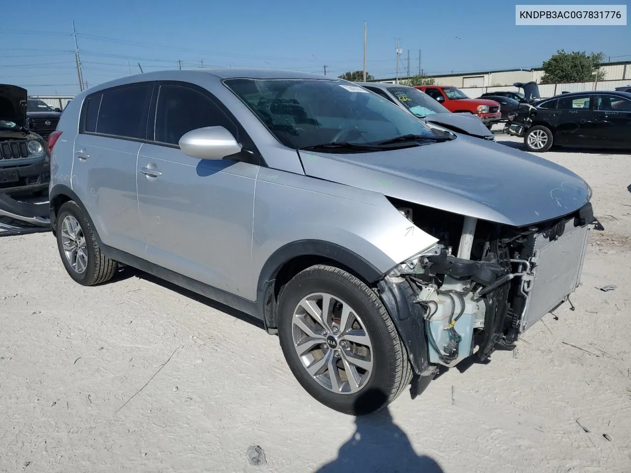 2016 Kia Sportage Lx VIN: KNDPB3AC0G7831776 Lot: 73643574