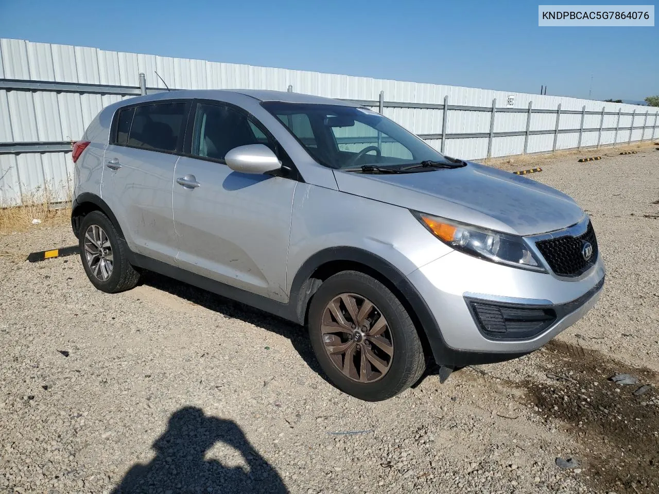 2016 Kia Sportage Lx VIN: KNDPBCAC5G7864076 Lot: 73830984