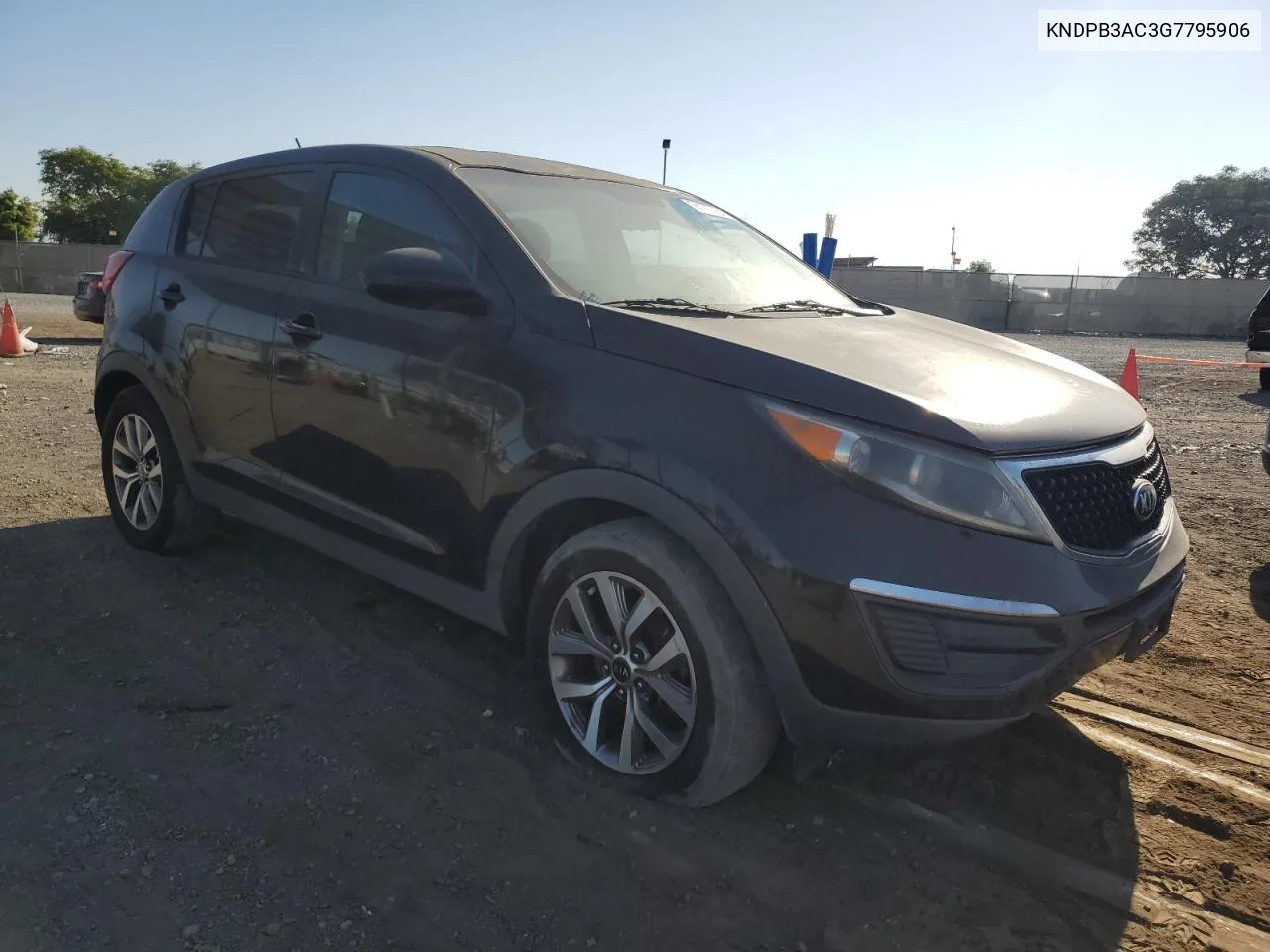 2016 Kia Sportage Lx VIN: KNDPB3AC3G7795906 Lot: 74132784