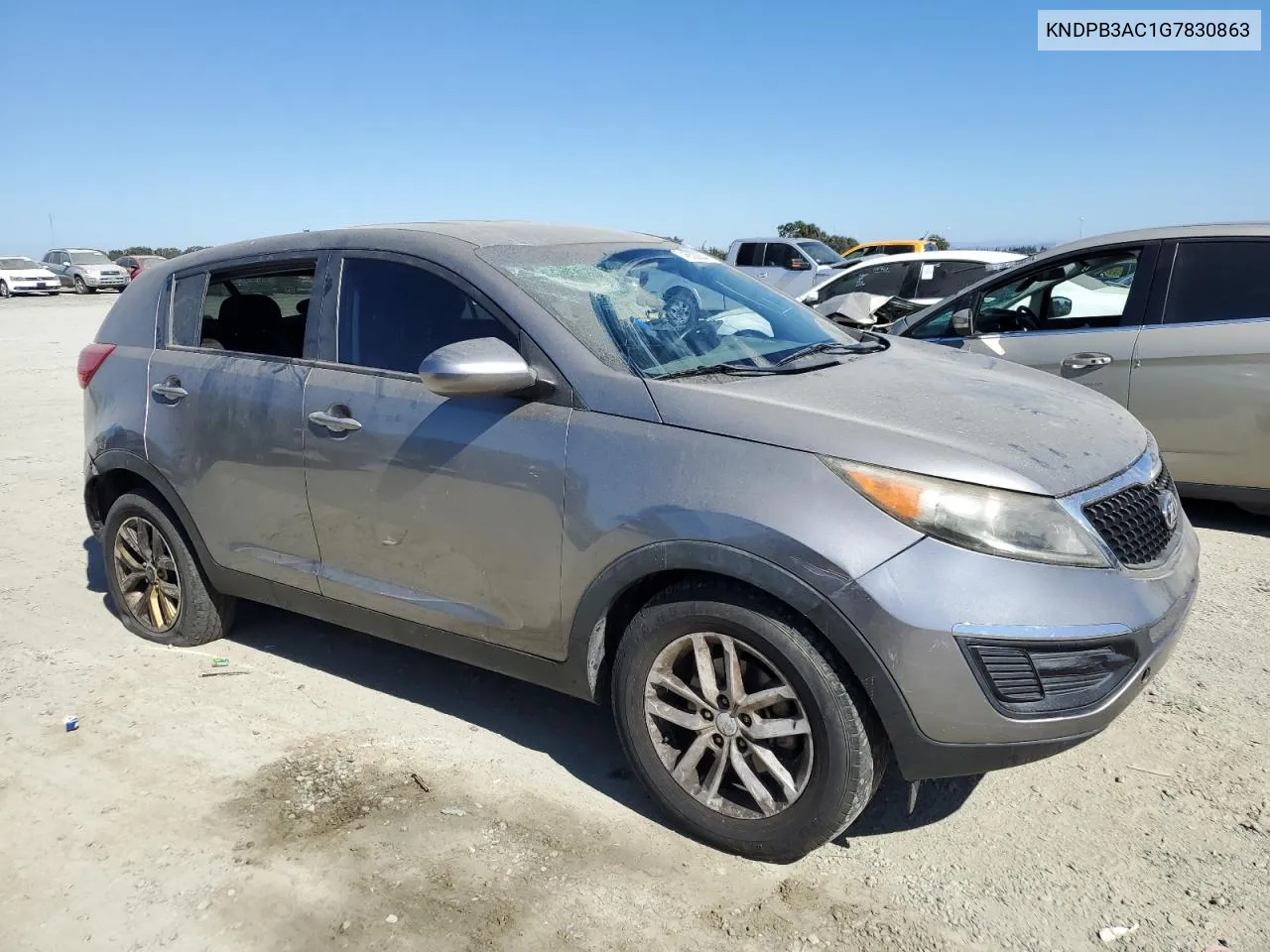 2016 Kia Sportage Lx VIN: KNDPB3AC1G7830863 Lot: 74552984