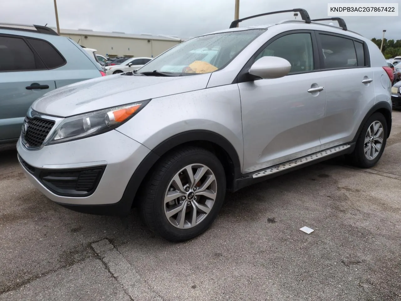 2016 Kia Sportage Lx VIN: KNDPB3AC2G7867422 Lot: 74715874