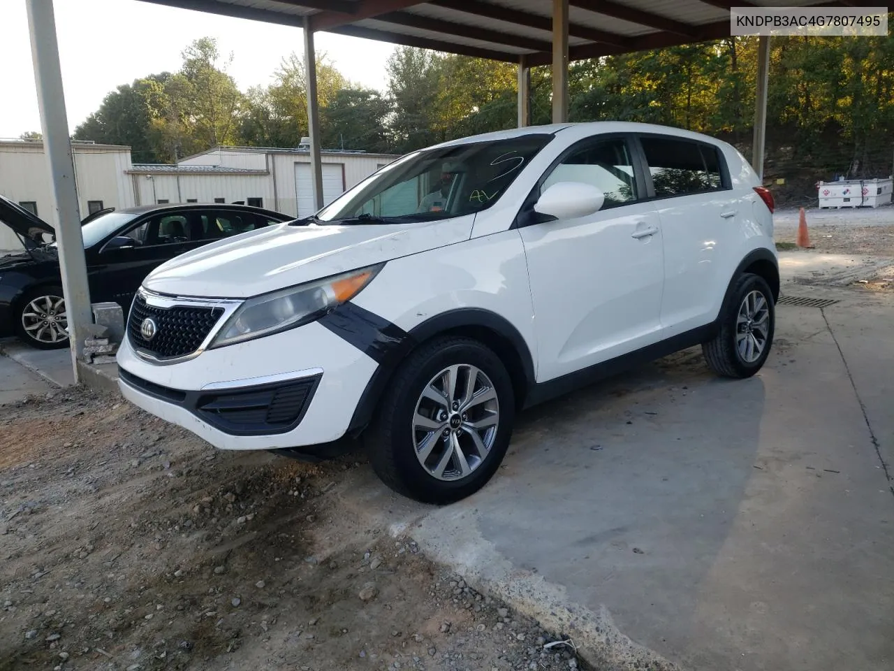 2016 Kia Sportage Lx VIN: KNDPB3AC4G7807495 Lot: 74813954