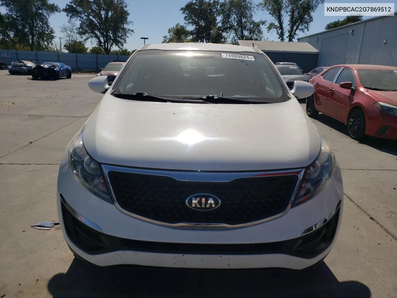 KNDPBCAC2G7869512 2016 Kia Sportage Lx