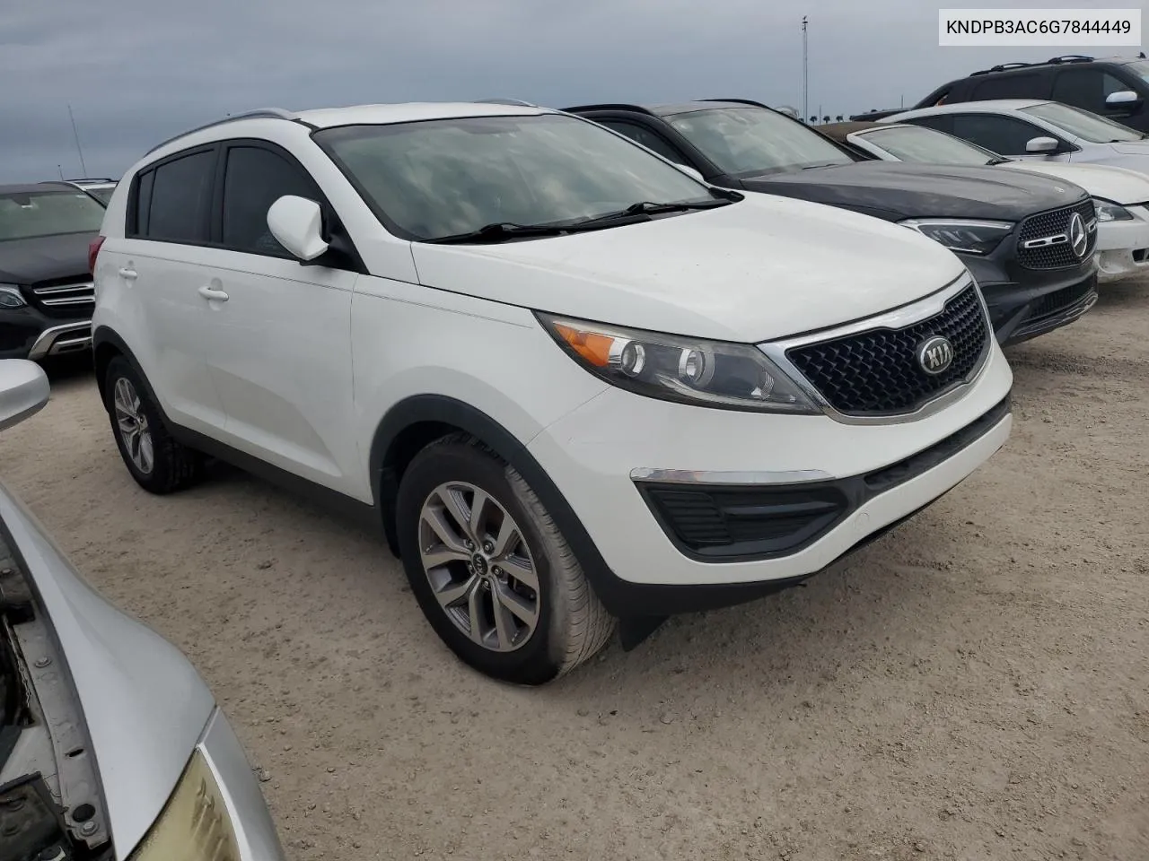 2016 Kia Sportage Lx VIN: KNDPB3AC6G7844449 Lot: 75119804