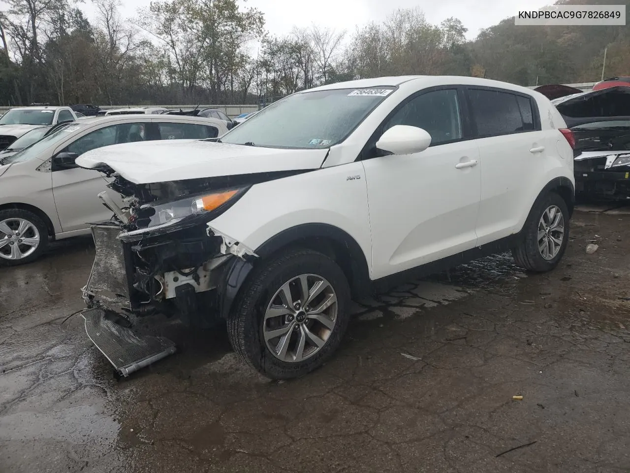 KNDPBCAC9G7826849 2016 Kia Sportage Lx