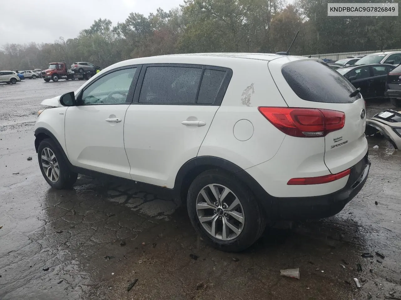 2016 Kia Sportage Lx VIN: KNDPBCAC9G7826849 Lot: 75646304