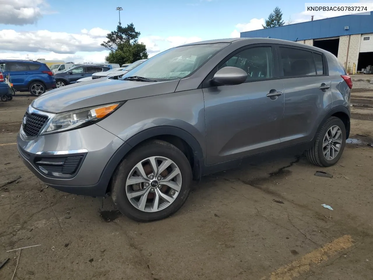 2016 Kia Sportage Lx VIN: KNDPB3AC6G7837274 Lot: 75925874