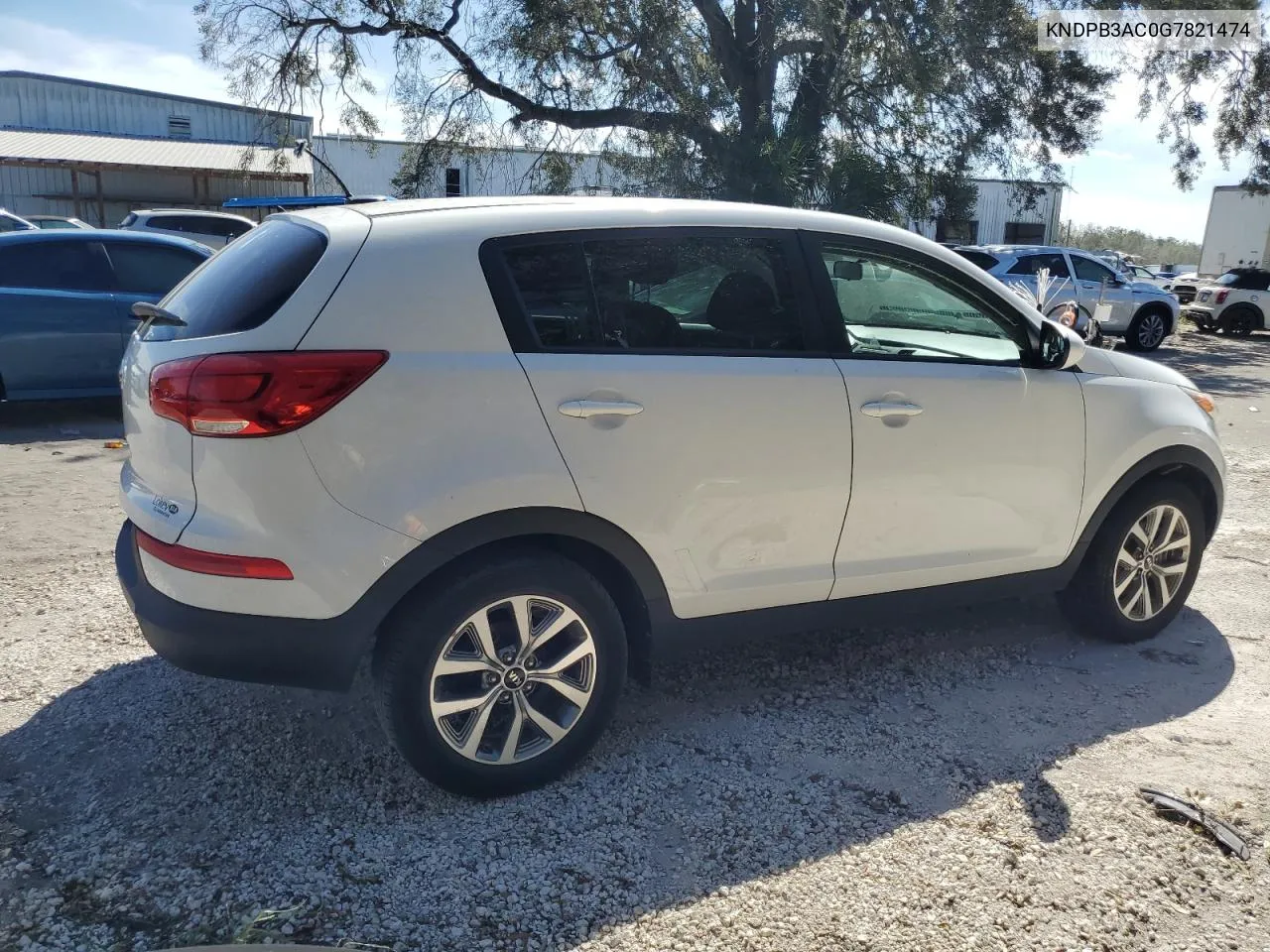 2016 Kia Sportage Lx VIN: KNDPB3AC0G7821474 Lot: 75996074