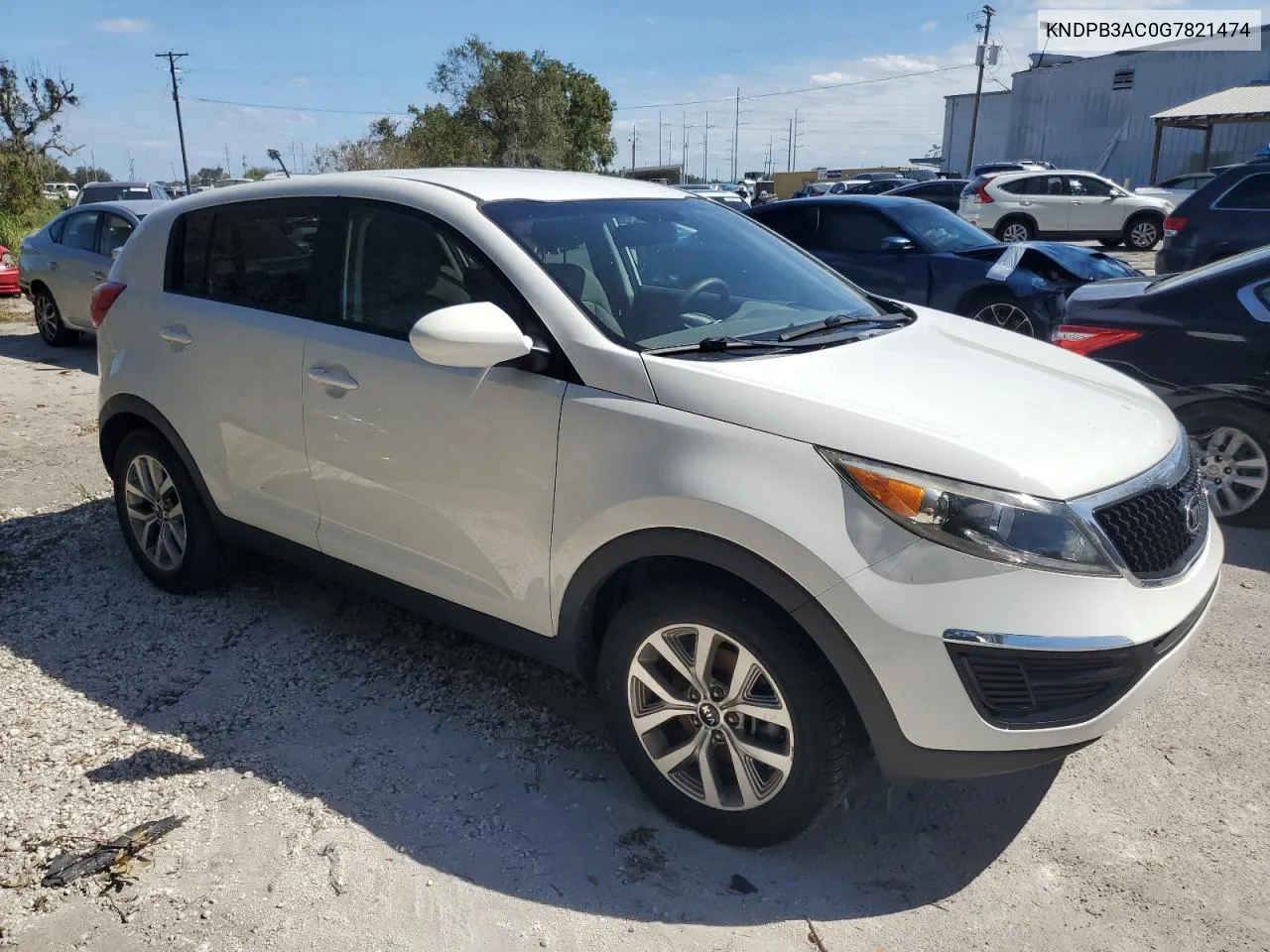 2016 Kia Sportage Lx VIN: KNDPB3AC0G7821474 Lot: 75996074