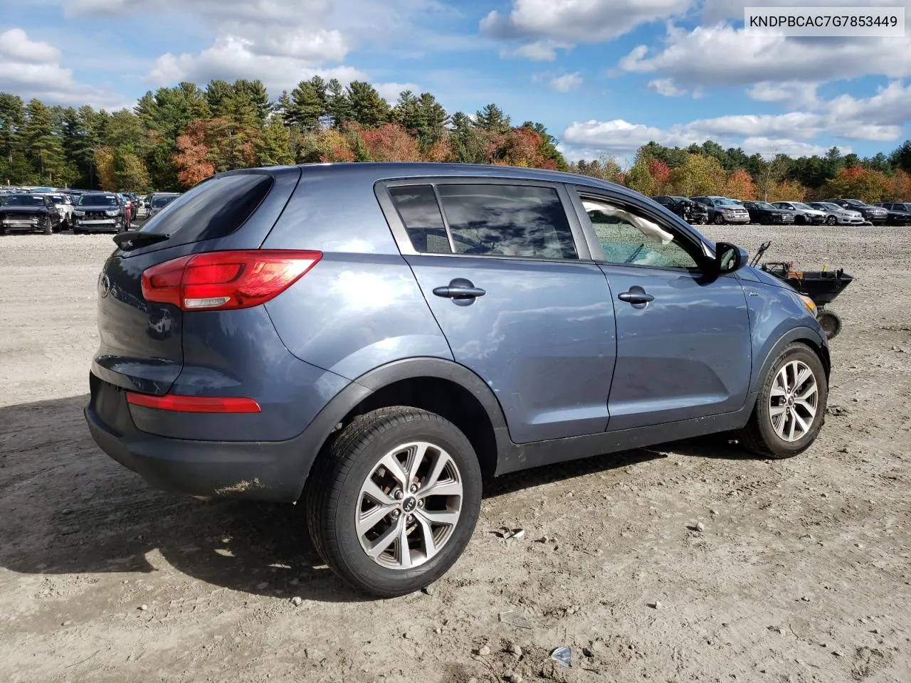 2016 Kia Sportage Lx VIN: KNDPBCAC7G7853449 Lot: 76053414