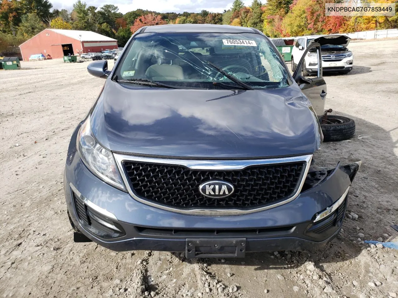 2016 Kia Sportage Lx VIN: KNDPBCAC7G7853449 Lot: 76053414