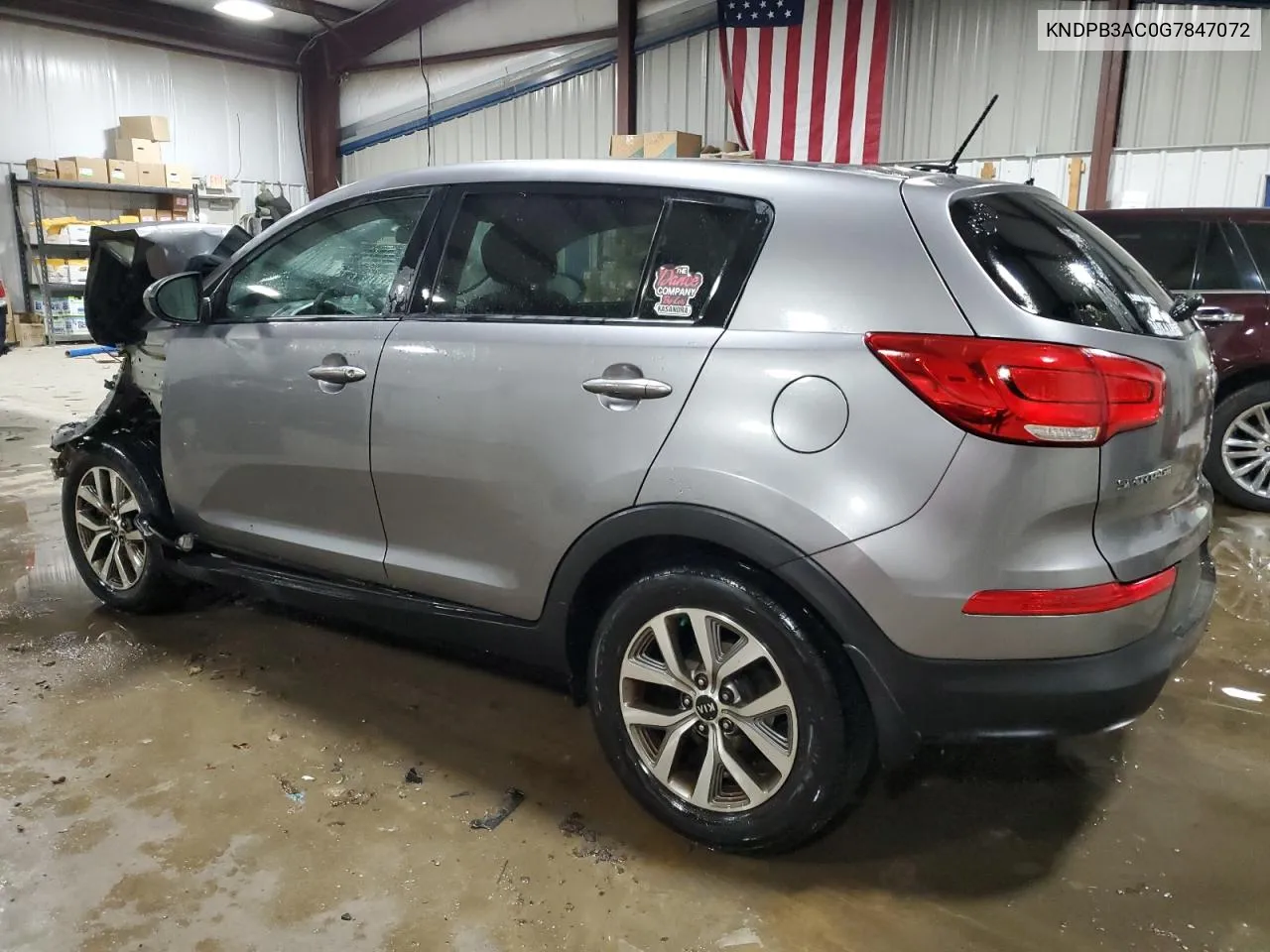 2016 Kia Sportage Lx VIN: KNDPB3AC0G7847072 Lot: 76378504