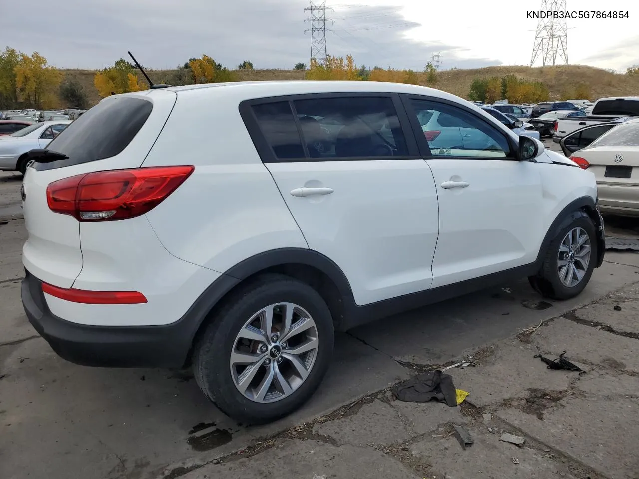 2016 Kia Sportage Lx VIN: KNDPB3AC5G7864854 Lot: 76417994