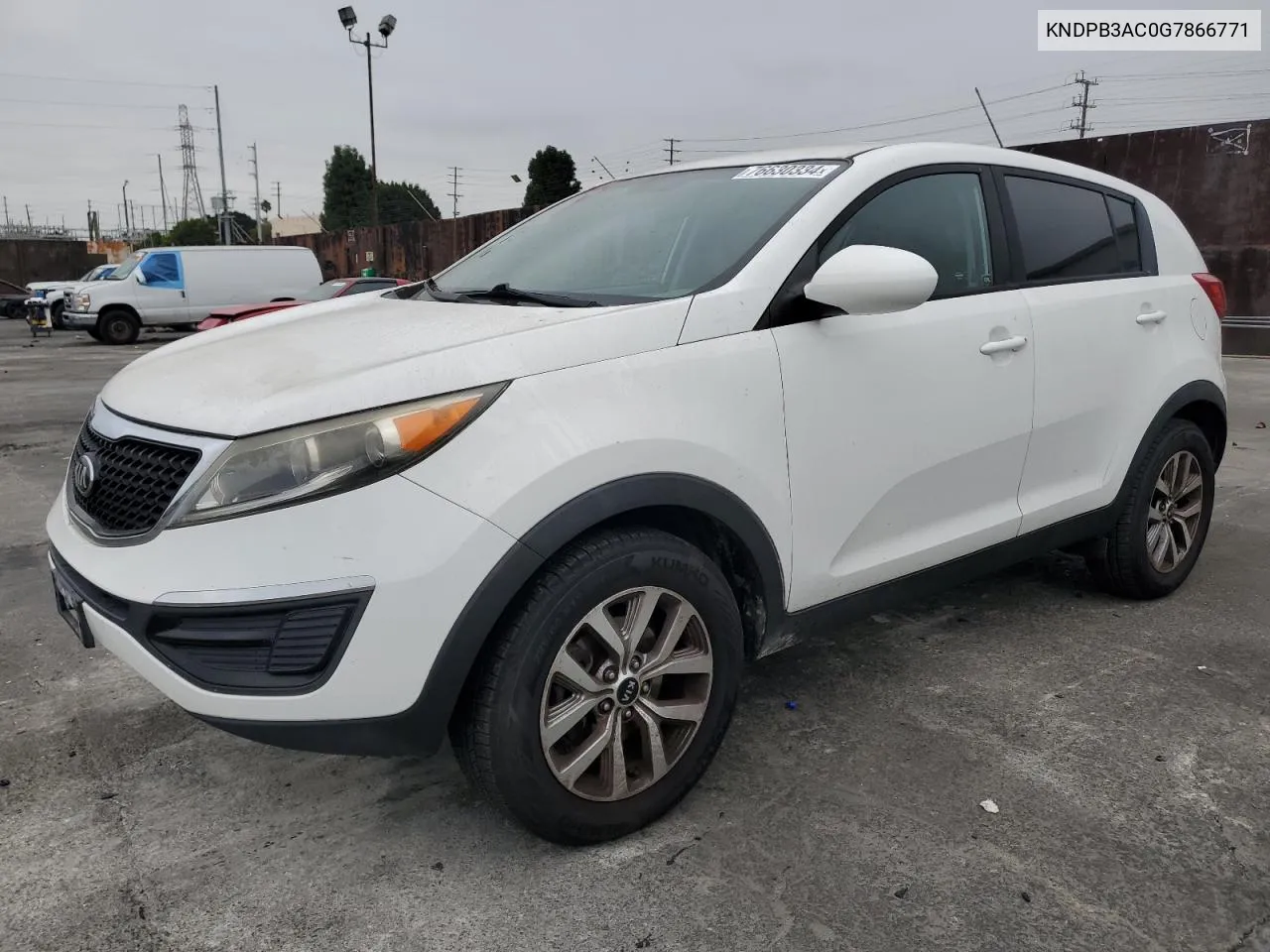 2016 Kia Sportage Lx VIN: KNDPB3AC0G7866771 Lot: 76630334