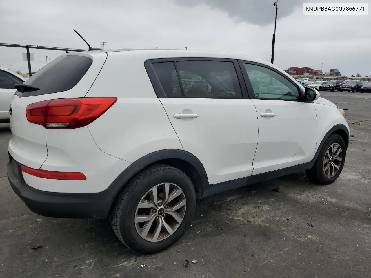 2016 Kia Sportage Lx VIN: KNDPB3AC0G7866771 Lot: 76630334