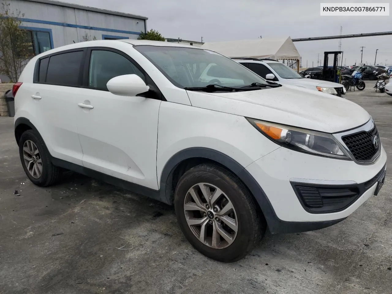 2016 Kia Sportage Lx VIN: KNDPB3AC0G7866771 Lot: 76630334