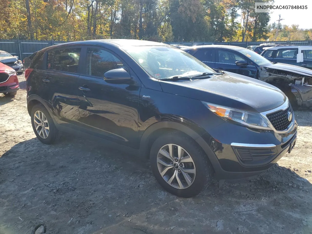 2016 Kia Sportage Lx VIN: KNDPBCAC4G7848435 Lot: 76789264