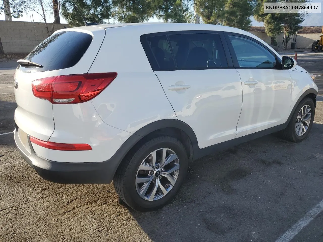 2016 Kia Sportage Lx VIN: KNDPB3AC0G7864907 Lot: 76961804