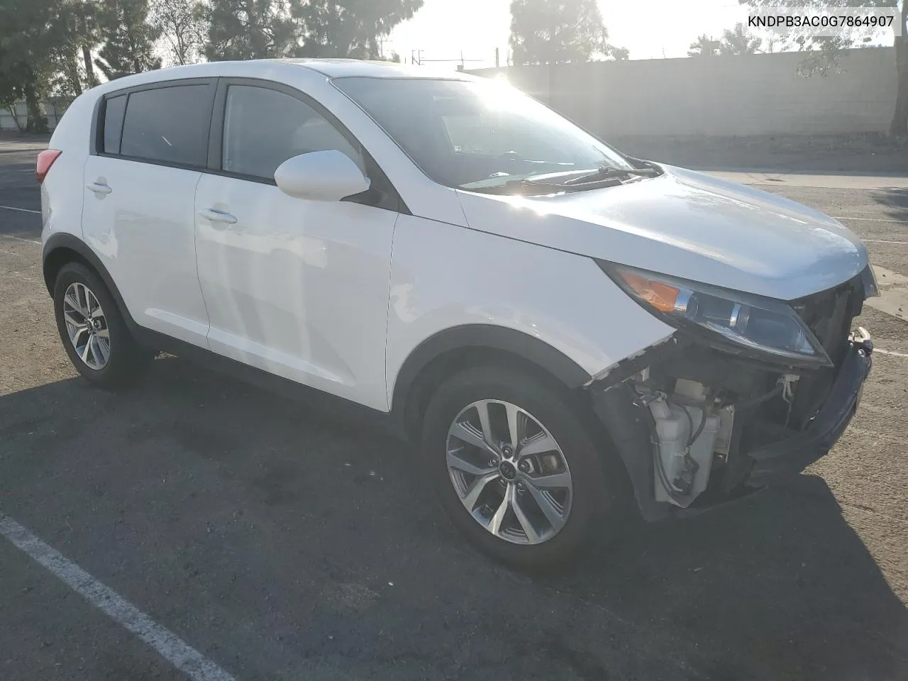 2016 Kia Sportage Lx VIN: KNDPB3AC0G7864907 Lot: 76961804