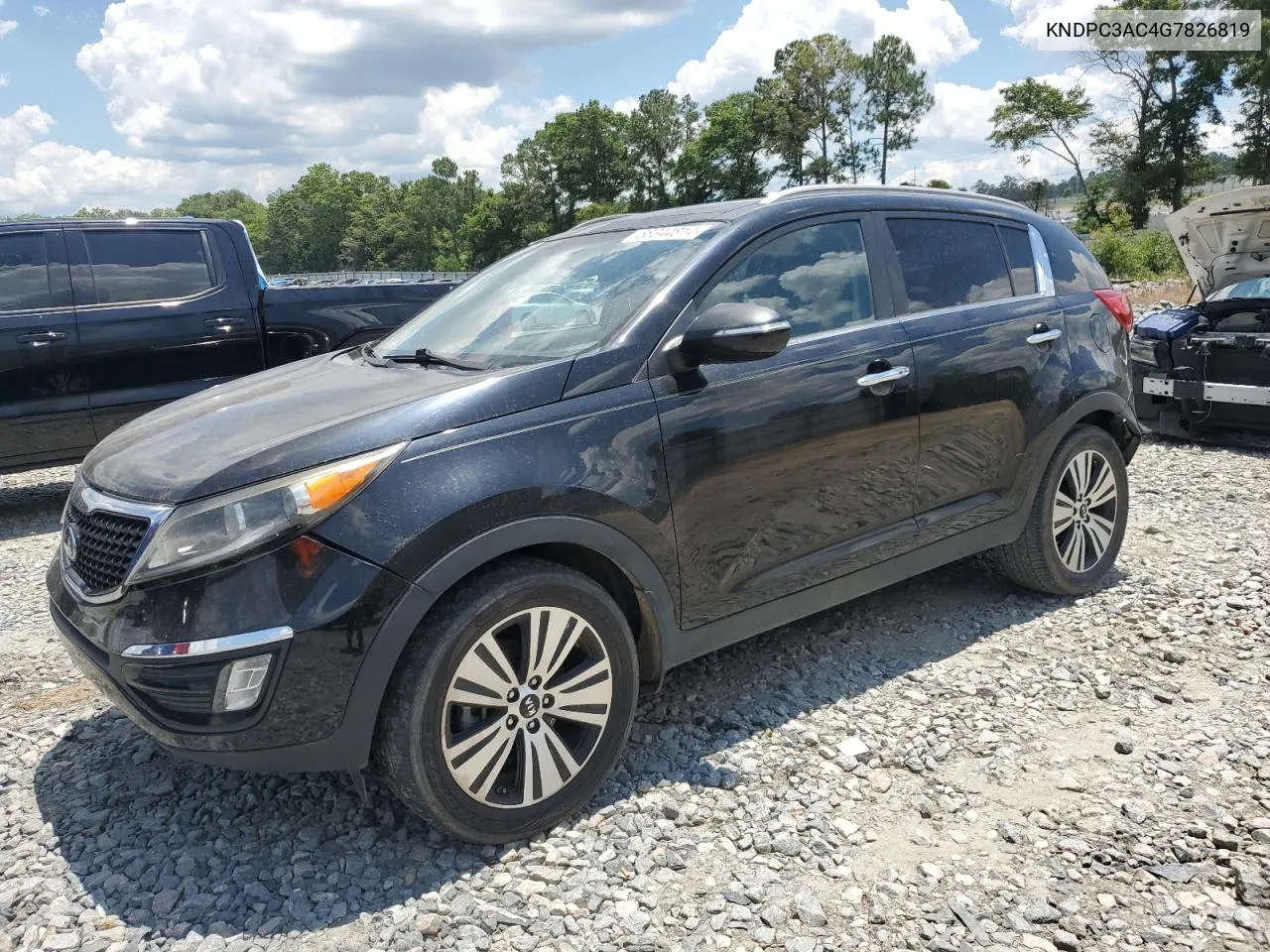 2016 Kia Sportage Ex VIN: KNDPC3AC4G7826819 Lot: 76968234