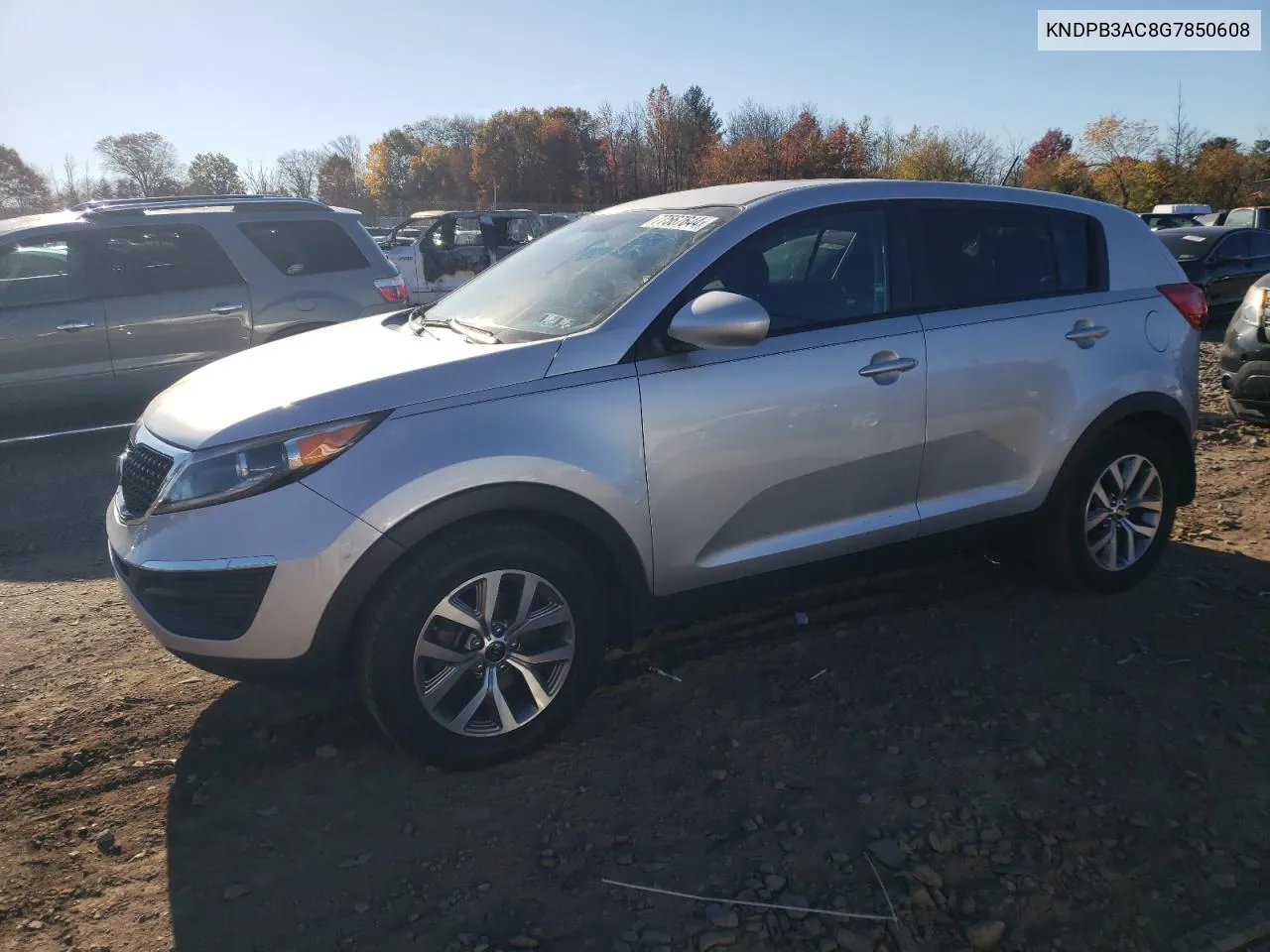 2016 Kia Sportage Lx VIN: KNDPB3AC8G7850608 Lot: 77567644