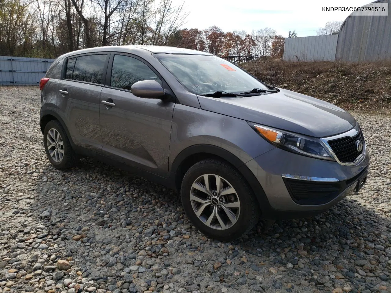 2016 Kia Sportage Lx VIN: KNDPB3AC6G7796516 Lot: 77870994