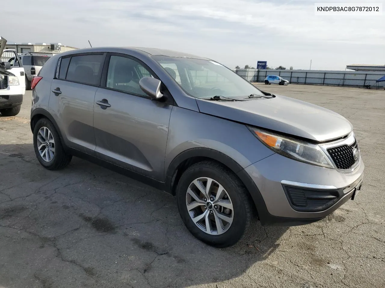 2016 Kia Sportage Lx VIN: KNDPB3AC8G7872012 Lot: 79718914