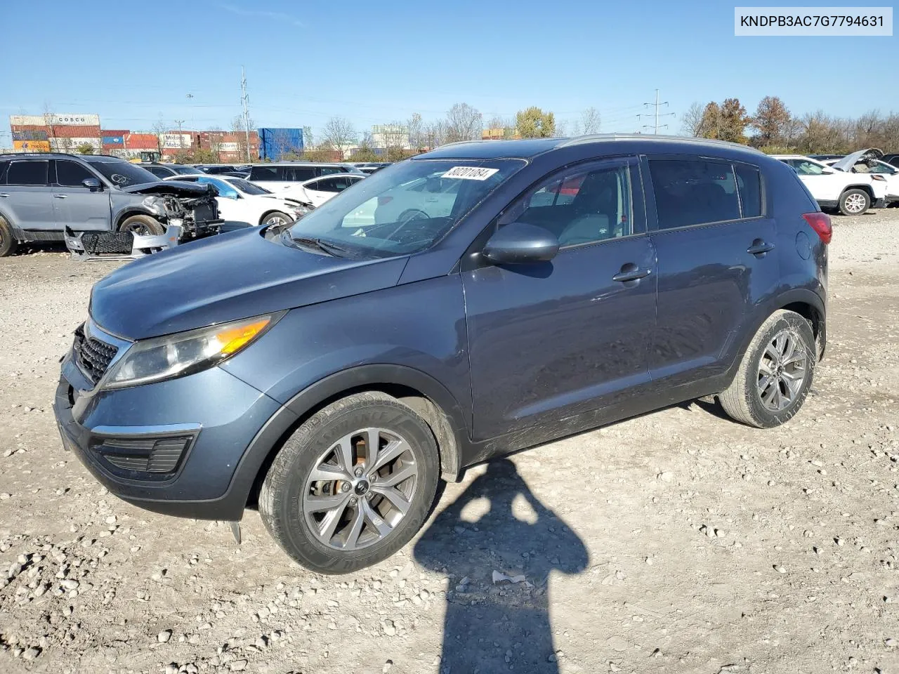 2016 Kia Sportage Lx VIN: KNDPB3AC7G7794631 Lot: 80201084