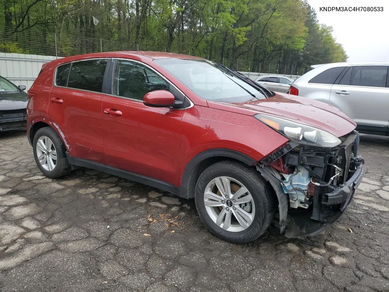 2017 Kia Sportage Lx VIN: KNDPM3AC4H7080533 Lot: 50075144